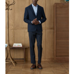 Veste seule Heaton en laine Dusky Navy