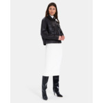 Veste Melania Chocolat en cuir