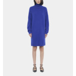 Robe Pull Courte En Cachemire Bleu Électrique Femme