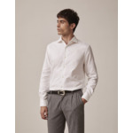 Chemise col italien en pinpoint uni 170/2 blanc