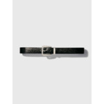 Ceinture en cuir et boucle carrée