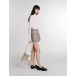 Short trompe l'œil en tweed