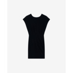 Robe Courte En Jersey Col Rond Verdi