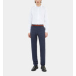 Pantalon De Costume Prince De Galles Bleu Marine En Laine Homme