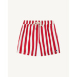 Maillot de bain rayé écru & bleu clair