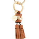 Pompon Neo Carré L - Porte-clés pompon duo - Camel