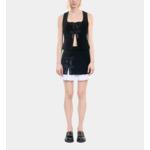 Jupe Courte En Velours Noir Femme