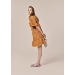 Robe Ripoline-Cognac en Coton