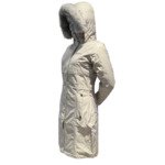 After The Lodge  FS Long Down Jacket Femme Blanc