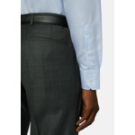 Chemise En Sergé de Coton Bleu Clair Slim Fit