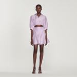 Robe courte ouverte