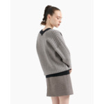 Pullover-milk/liq/black pied