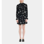 Robe Courte Imprimée Papillons Femme