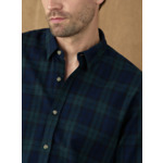 Chemise Mercer en flanelle carreaux Off Green