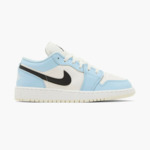 Air Jordan 1 Low Ice Blue Black