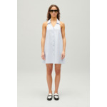 Robe courte babydoll boutonnée