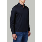 Polo En Jersey De Coton Pima Regular Fit Manches Longues