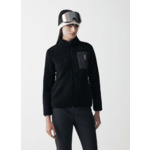 Sweat-shirt en maille effet sherpa avec zip