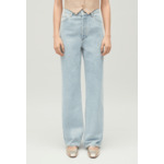 Jean Louis flare bleu délavé