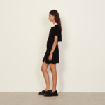 Robe courte en tweed