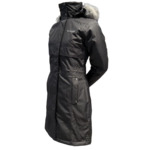 After The Lodge  FS Long Down Jacket Femme Noir