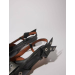 Escarpins pointus à détail noeud