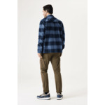 Men Overshirts Blue