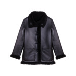 Manteau en cuir réversible