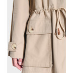 Impermeable Tama Beige en Coton