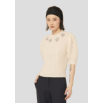 Pull Psyche-Ecru en Laine Merinos