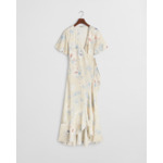 Floral Print Frilly Short Sleeve Wr