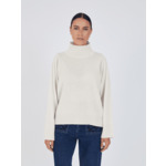 Pull col roulé ML Vekina ECRU