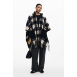 PONCHO REPRISE ARENAL BLACK&WHITE