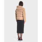 Manteau Maud Camel en Polyester
