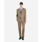 Pantalon De Costume Marron Clair En Laine Homme