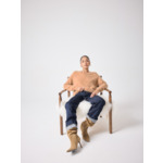 Pull en cachemire brossé Benedicte CAMEL