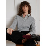 PULL COL V CACHEMIRE