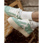 Tennis basses vert menthe