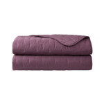 Yves Delorme - Couvre lit en satin marron, Triomphe