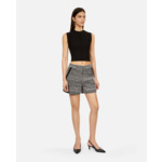 Short En Tweed Detail Galon Femme