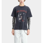 T-Shirt Noir Avec Sérigraphie Barking Dog Homme