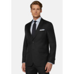 Veste Anthracite En Laine Super 130