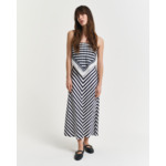 CHEVRON STRIPED SKIRT