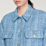 Veste courte en tweed