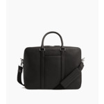 Porte documents 15" 3 soufflets Charles en cuir grainé