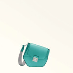 METROPOLIS PRISMA MINI CROSSBODY - VITELLO CLARIS METAL+NASTRO LOGATO