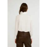 Chemise à col victorien écru