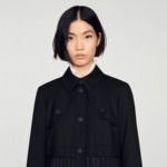Trench plissé