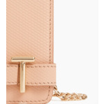 Petit sac bandoulière Emilie en cuir signature T
