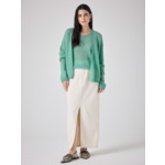 GILET COL V ML OEDIPE AGAVE